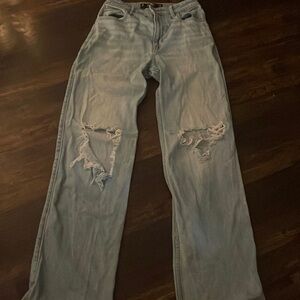 Hollister ultra high rise dad jean